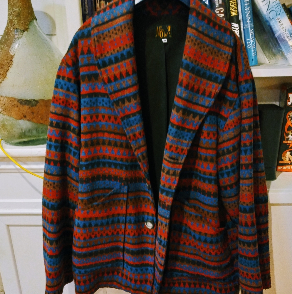 Vintage Drury/Carpet bag design coat of many colors..